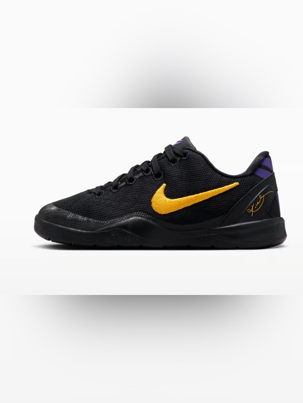 Kids  Nike Kobe 8 Protro "Lakers Away" basketball shoes sneakers